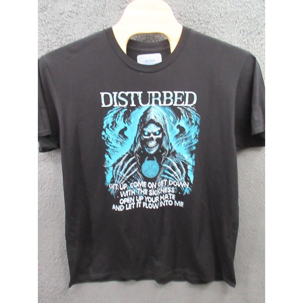 NWOT Disturbed The Sickness 25th Anniversary Tour Shirt Men's 2XL Gildan
